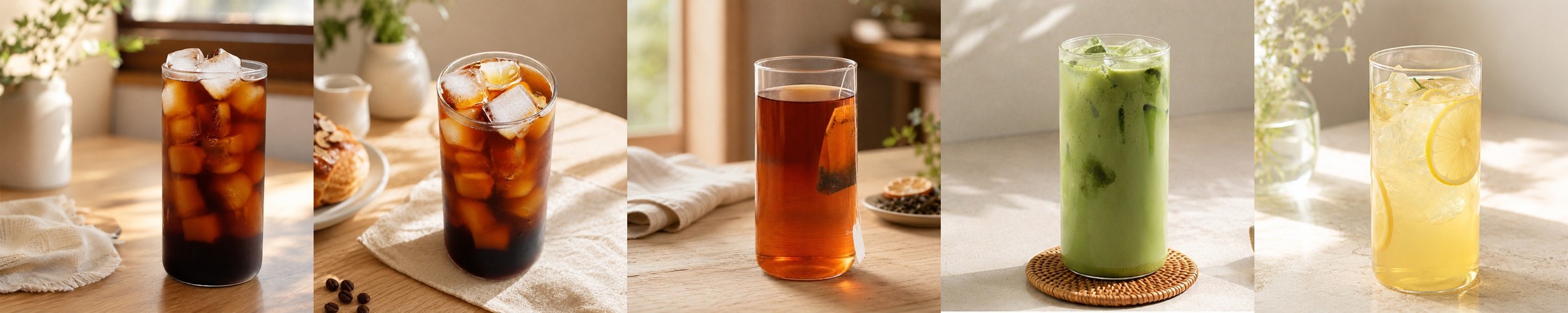 라운드굽 카페 아이스커피 내열유리컵 하이볼전용잔 16oz 500ml
