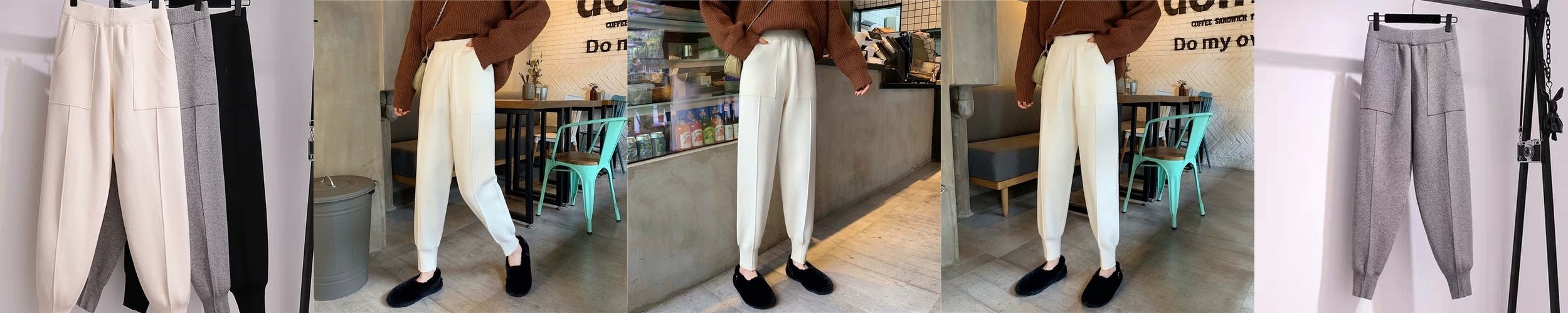 카고조거 이지룩 코튼팬츠 기모추가