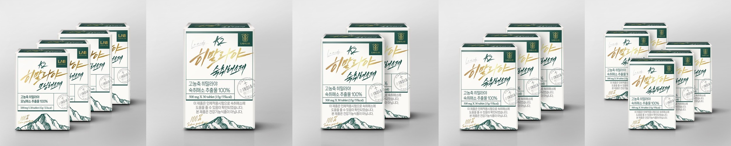 랩온랩 고농축 k2 히말라야 모닝해소제 허브 추출물 100% 30정, 2개