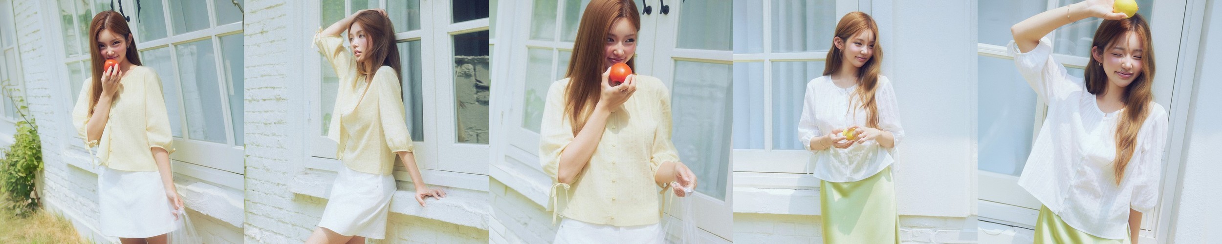VT30 플리츠 쉬머링 루즈핏 가오리핏 하이넥 티 블라우스