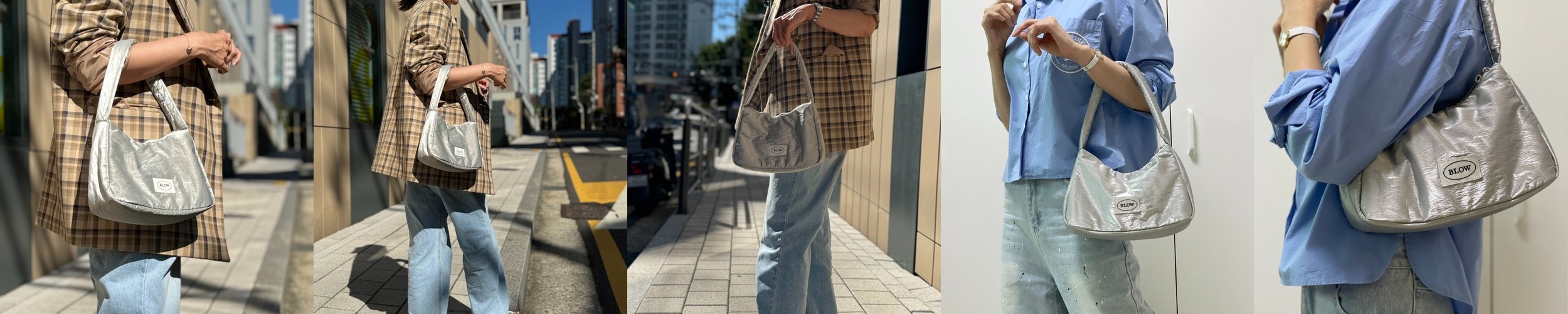 고급수제 누빔가방 텀블러백 각잡힌에코백 손목가방
