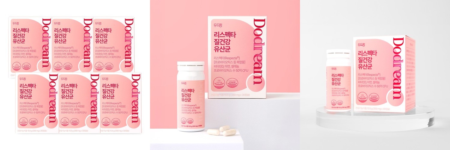 [두드림] 리스펙타 질 건강 생유산균 30캡슐, 6개