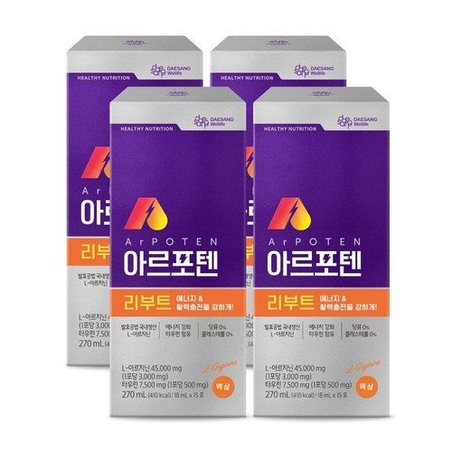 [슈퍼적립] 하이뮨 아르기닌 플러스 6000 에너지 부스터 14포, 6개