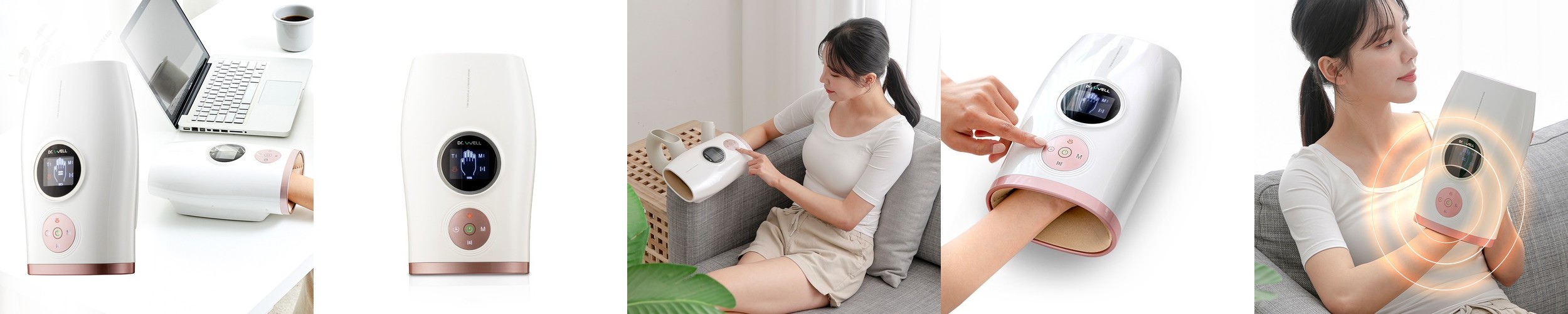 닥터웰 공기압 마사지기 종아리 발 장화 안마기 슬림미 DR-5300(본체+다리+팔+허리)
