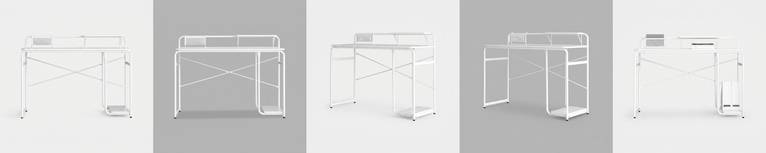 OLLSON E형 책상 1200mmx477mmx895mm, 올화이트 2775.7953