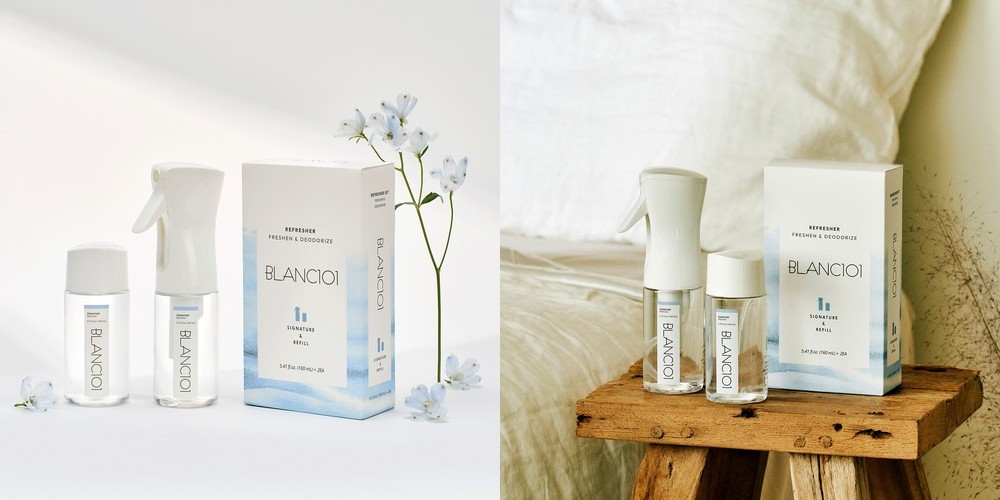 블랑101 섬유탈취제 리프레셔 시그니처(본품+리필) 160mL