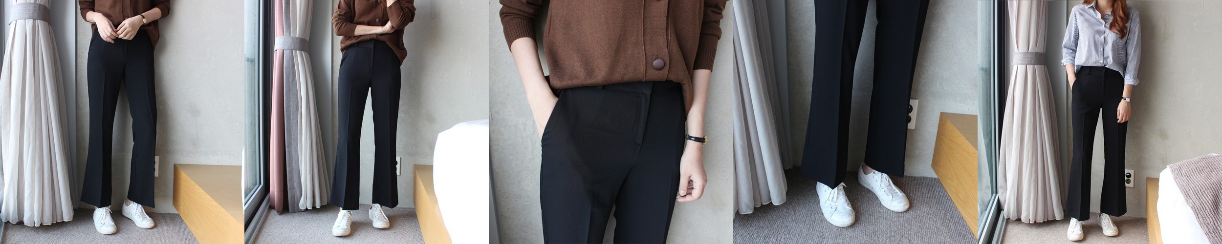 올웜 레직기 부츠컷 기모 스판 데일리 코듀로이 팬츠