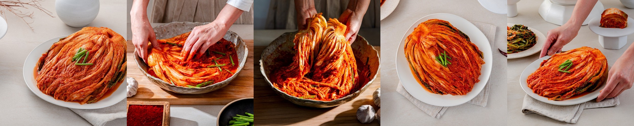 갓 담은 전라도 포기 배추김치 5kg, 1개