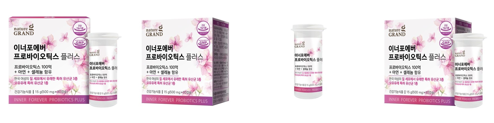 네이처그랜드 100억 여성 유산균 이너포에버 프로바이오틱스 플러스 30캡슐, 1개