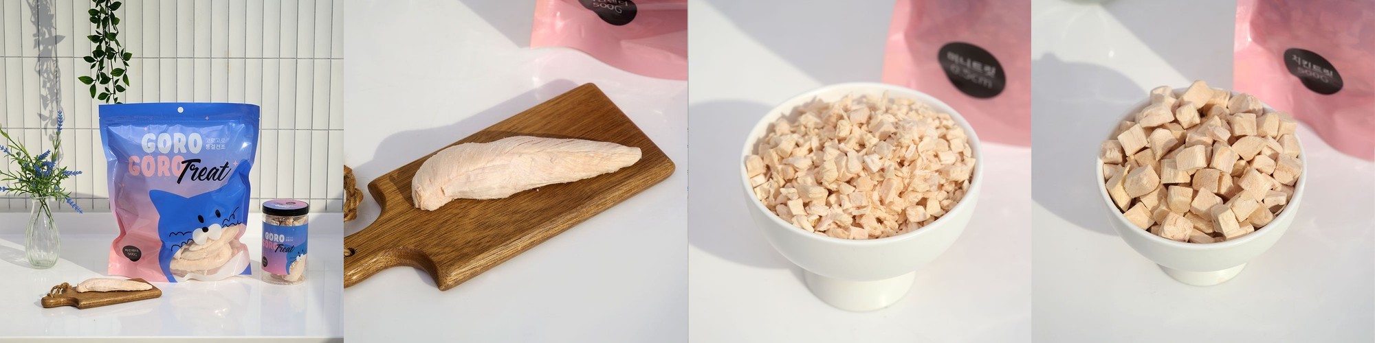 고로고로 트릿 동결건조간식 닭가슴살 오리지널, 100g, 1개