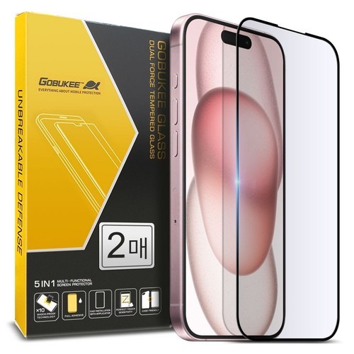 빅쏘 2.5CX 지문인식 강화유리 액정보호필름 갤럭시S23, 2매입