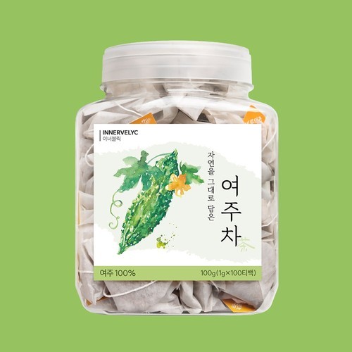 [연본당] 여주&돼지감자차 (크리스탈보자기+노리개 선물포장) 색상 랜덤발송 10개입, 1개