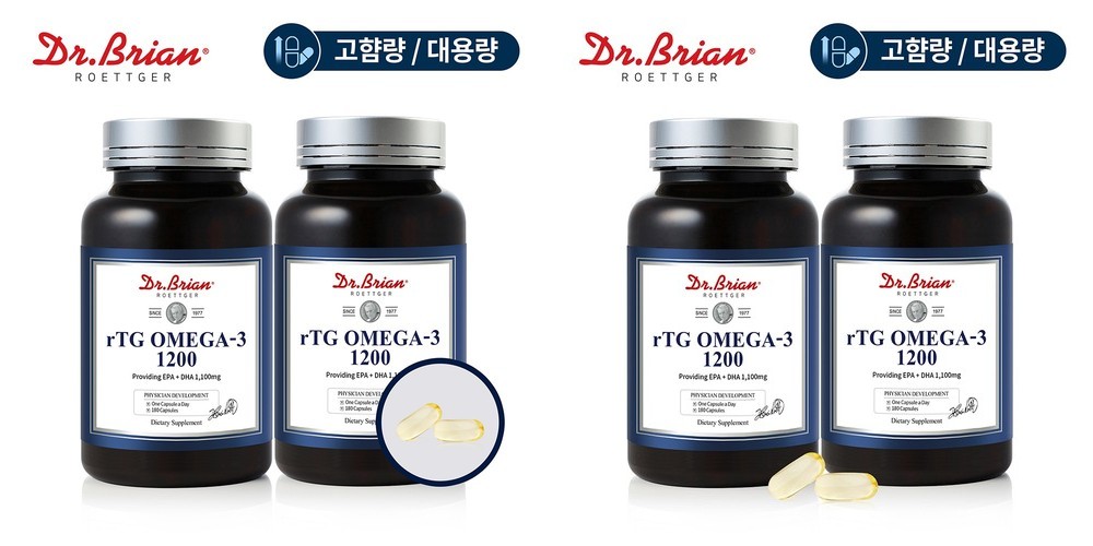 [한국공식몰] 스포츠리서치 rTG 오메가3 트리플 스트렝스 알래스카산 명태 30정, 3개