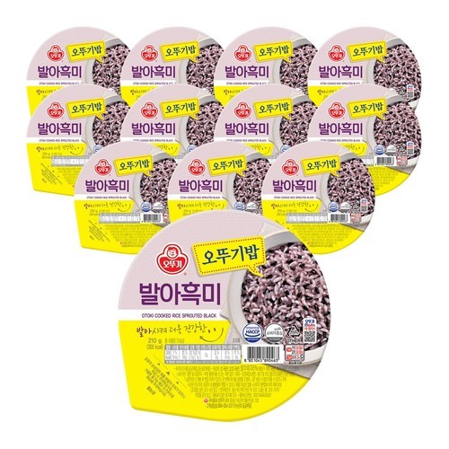 오뚜기 오뚜기밥 식감만족 고슬고슬된밥 210g, 18개