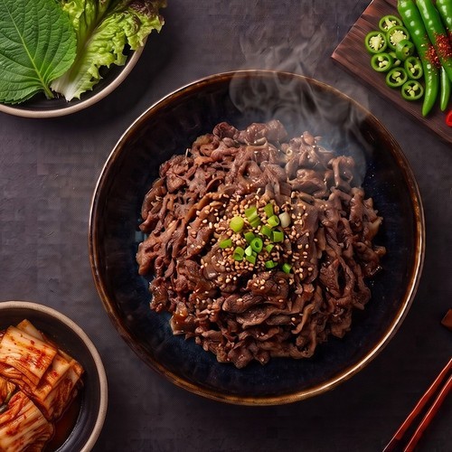 위드잇 냉동 양념 소불고기 200g, 한우 아기 아이 반찬 저염 무방부제 무첨가 밀키트