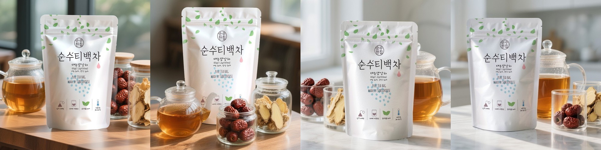 생분해 도라지차 티백 HACCP 전통차 50개입