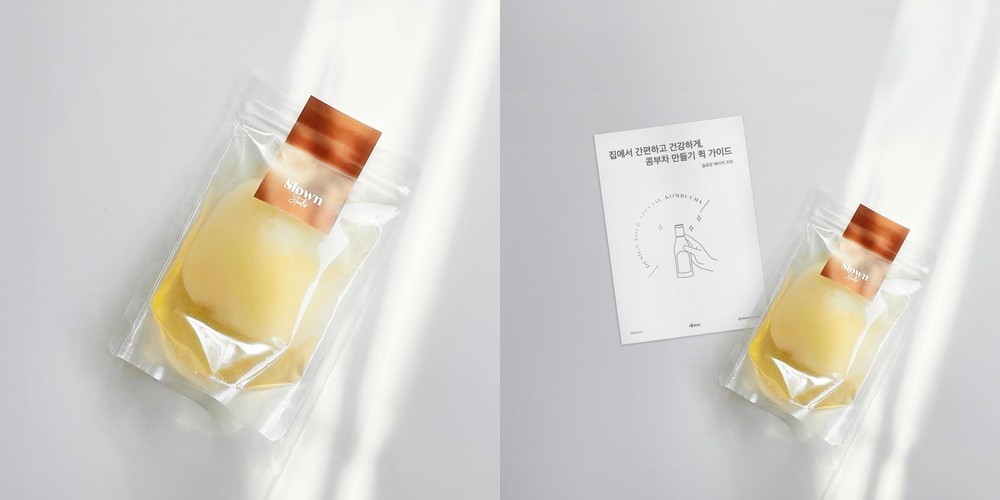 골든브루 유기농 생 콤부차 오리지널 480ml 6병