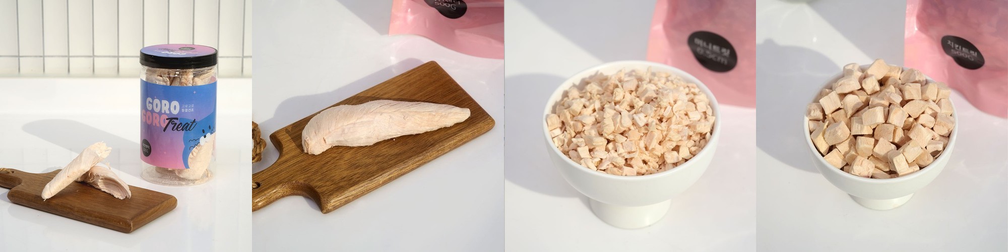 고로고로 트릿 동결건조간식 닭가슴살 오리지널, 100g, 1개