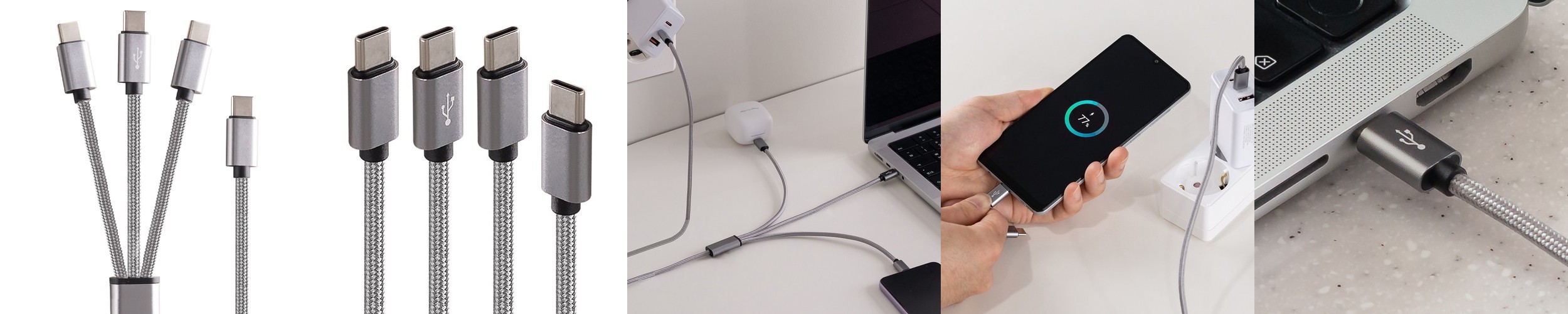 반짝반짝 케이블 고속 충전 발광 USB LED C타입 충전선