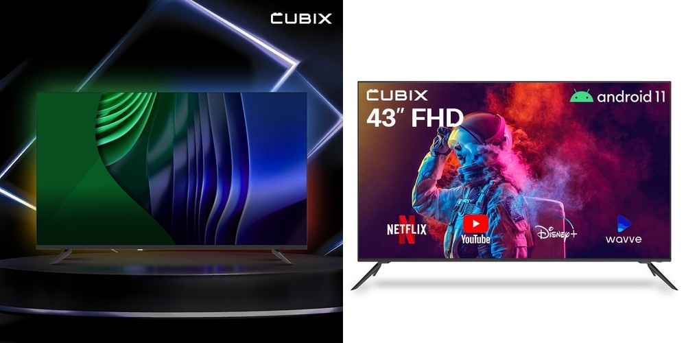 큐빅스 스마트 101cm(40인치) FHD TV LED 에너지1등급 구글 안드로이드 GAT401FHD