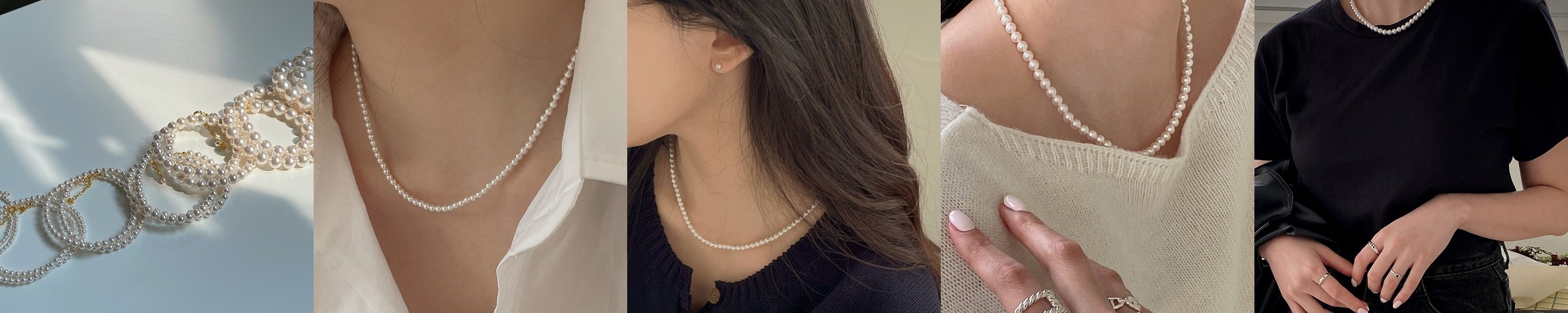 심플 듀이 14K 18K 아코야 해수 진주 목걸이 AAA+(진주 감정서 포함)