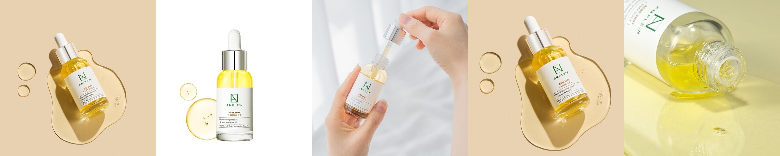 [시카급속진정] 앰플엔 센텔카밍샷 민감성 피부 진정 앰플 100ml, 1개
