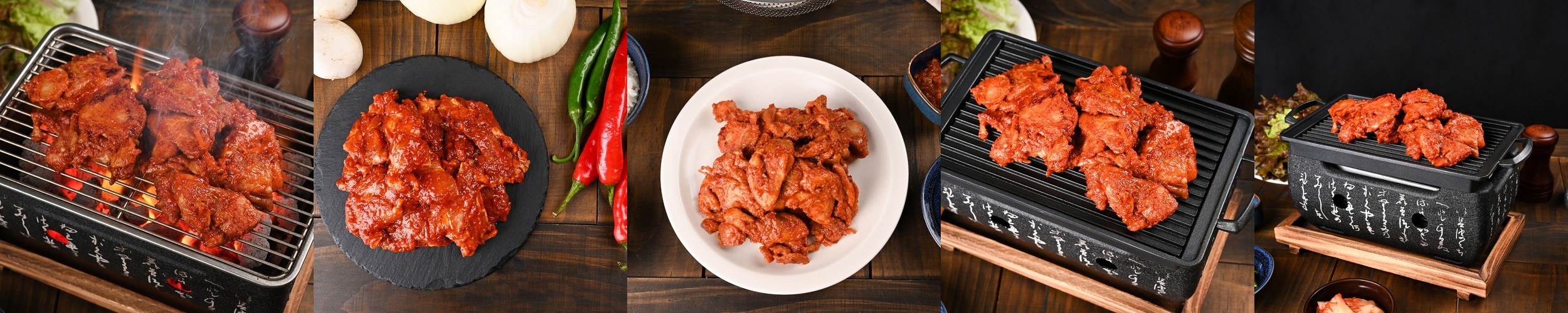 [토리가] 매콤 닭갈비 닭다리살 850g 떡사리 포함 캠핑 요리 음식