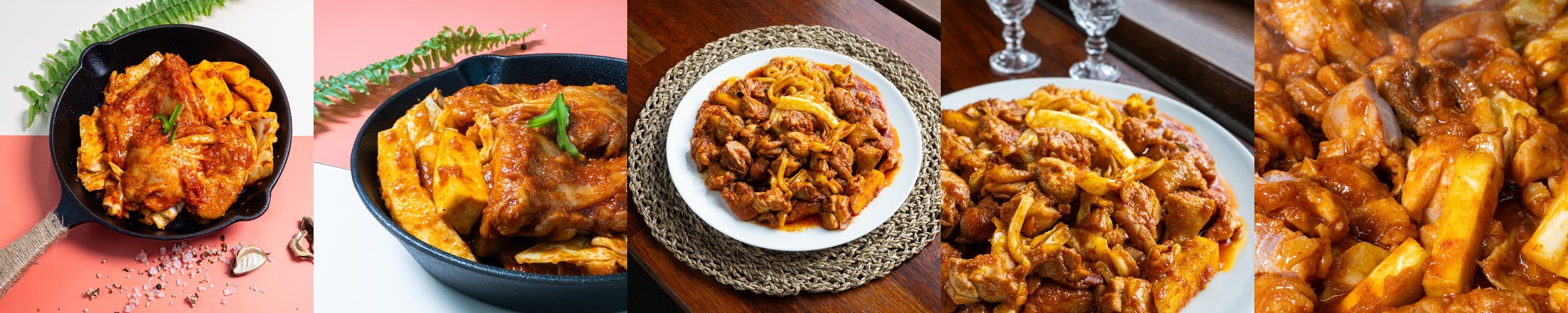 [토리가] 매콤 닭갈비 닭다리살 850g 떡사리 포함 캠핑 요리 음식