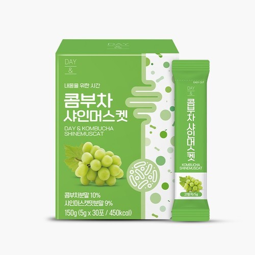 참앤들황토농원 데이앤 콤부차 샤인머스켓맛 5g 샤인머스켓 30개입, 30개입, 1개