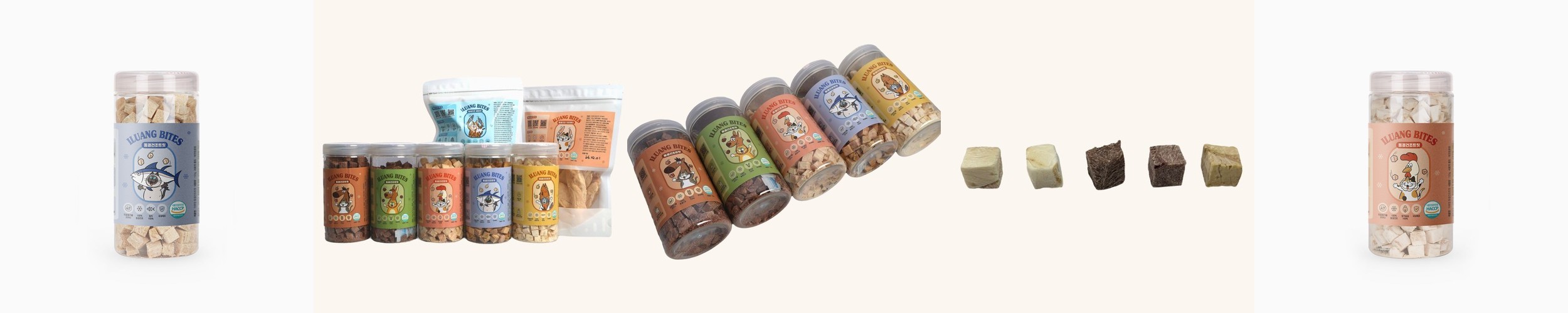 고로고로 트릿 동결건조간식 닭가슴살 미니큐브, 100g, 1개