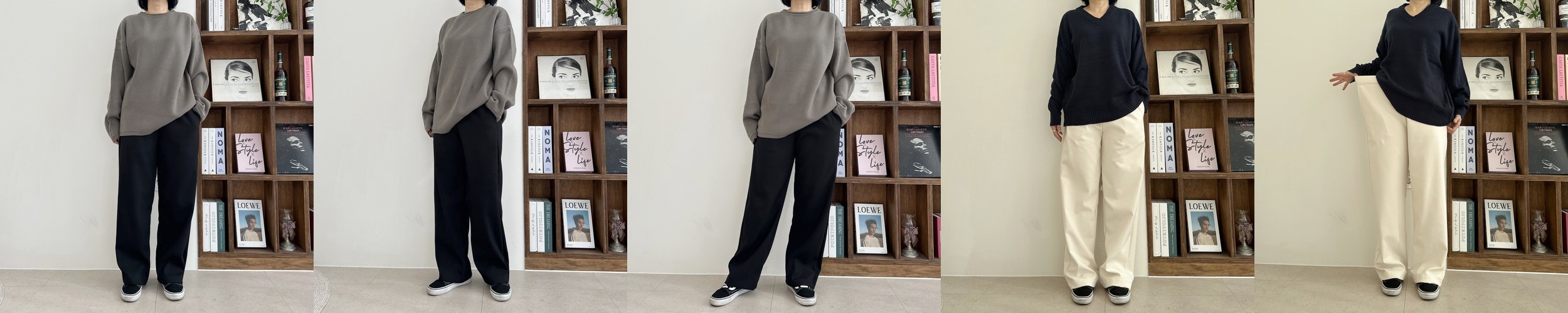 32-42 빅사이즈 자체제작 겨울 기모 일자 스판 팬츠 XL 2XL 3XL 허리 밴딩 바지