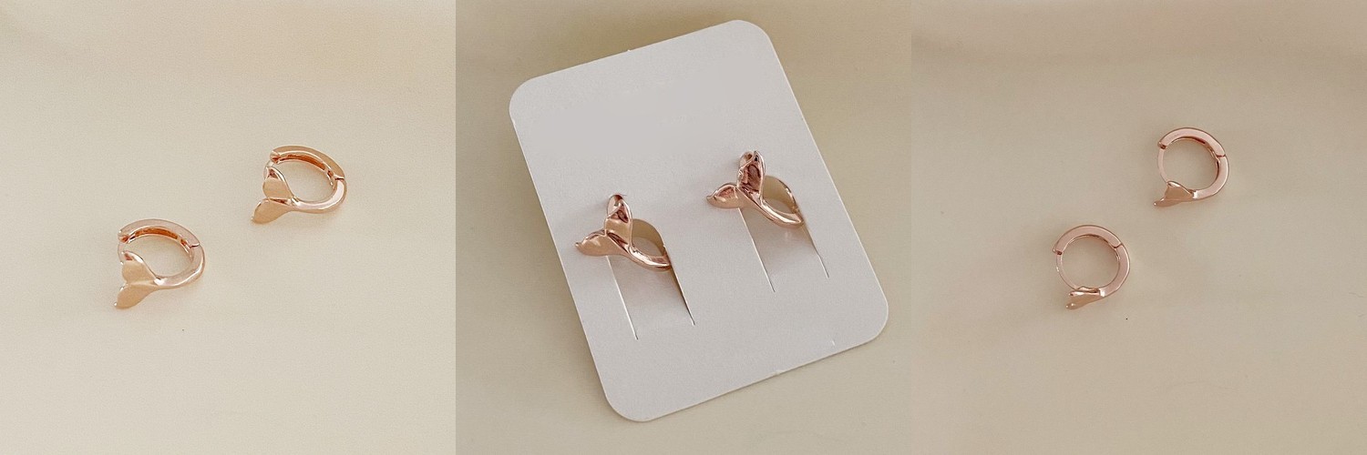 14K 골드필드침 아델라 큐빅 포인트 원터치링 무알러지 금침귀걸이