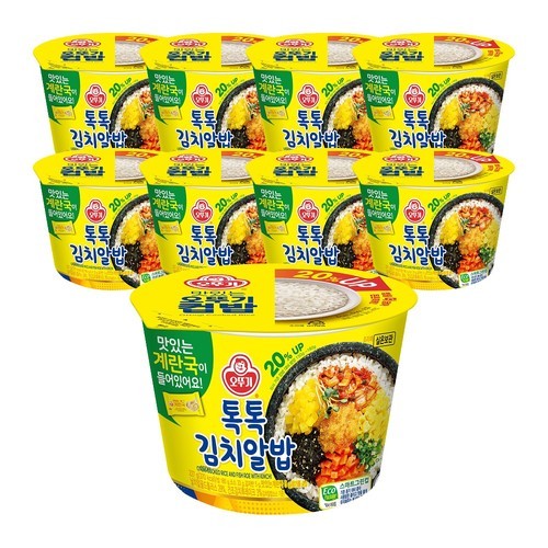 오뚜기 컵밥 참치마요덮밥+즉석 계란국 252g, 6개