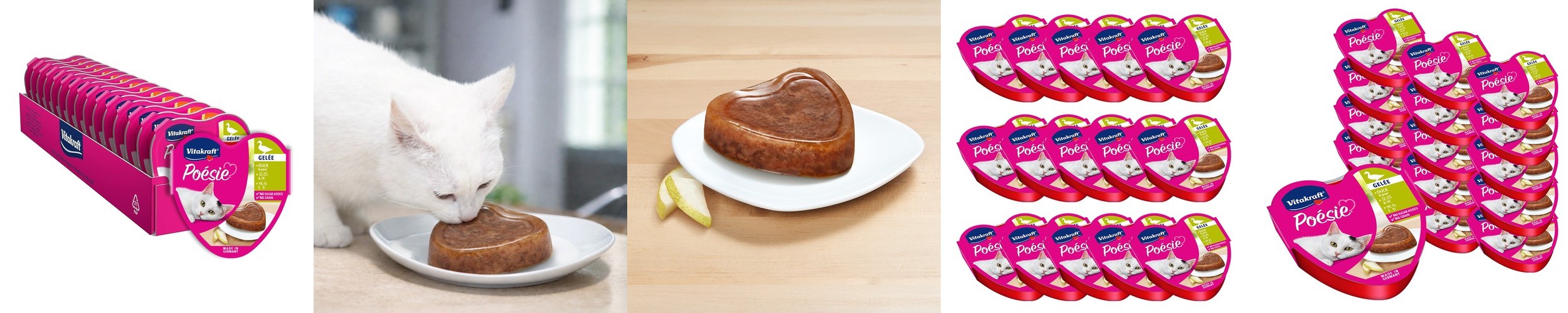 비타크래프트 포에시 하트캔 치킨당근애플 젤리, 85g, 1개