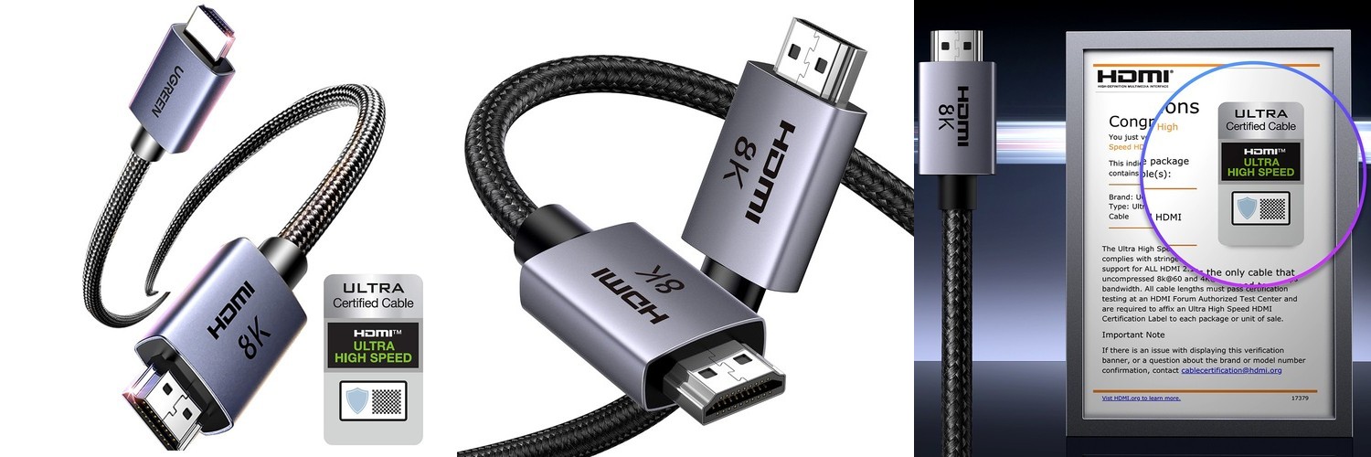 넥스트유 HDMI 2.1 8K UHD 케이블 1.8m, 1개