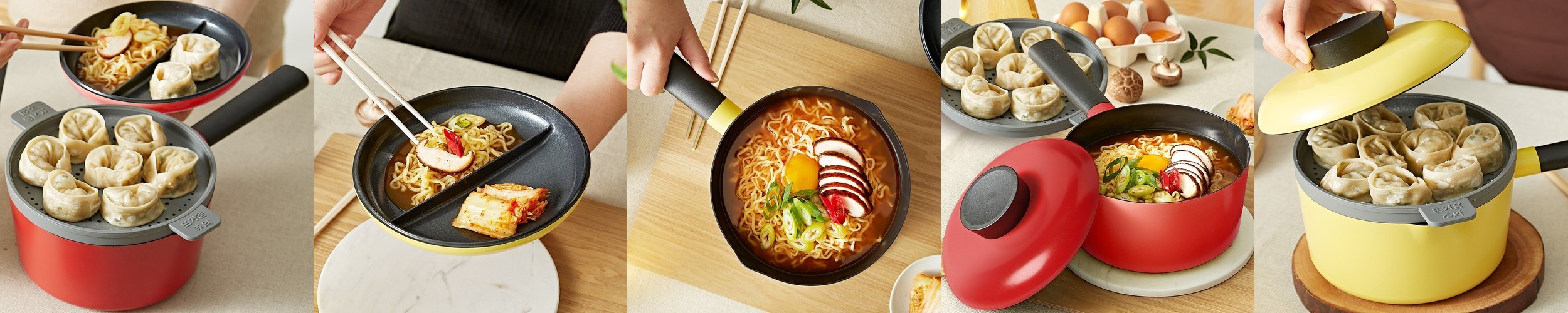 쿡에버 에센셜 인덕션 스텐 파스타 냄비 16cm (글라스커버)