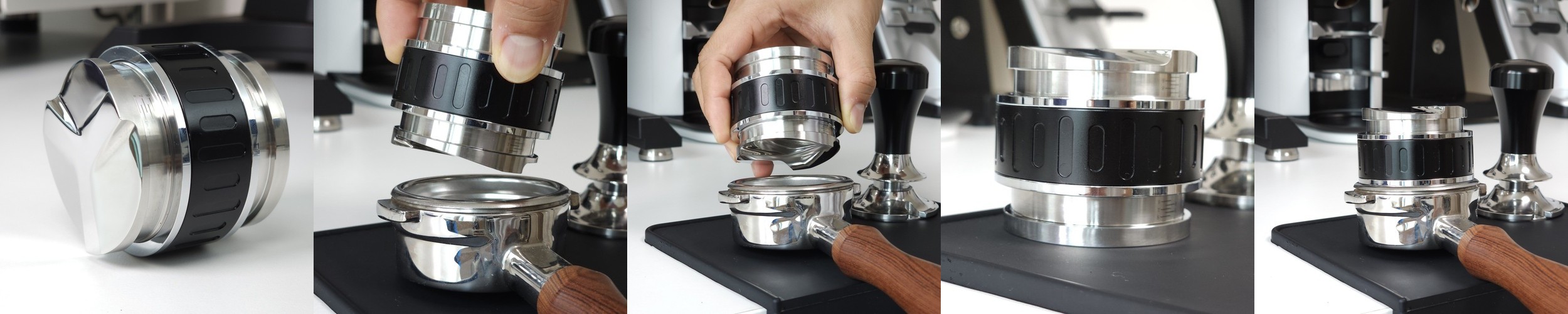 RCW 우드 디스트리뷰터 58.5mm 눈금 커피 레벨링툴 브레빌 디스트리뷰션