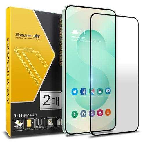 고부기 투명 강화유리 액정보호필름 갤럭시S24-S25 공용, 5매입
