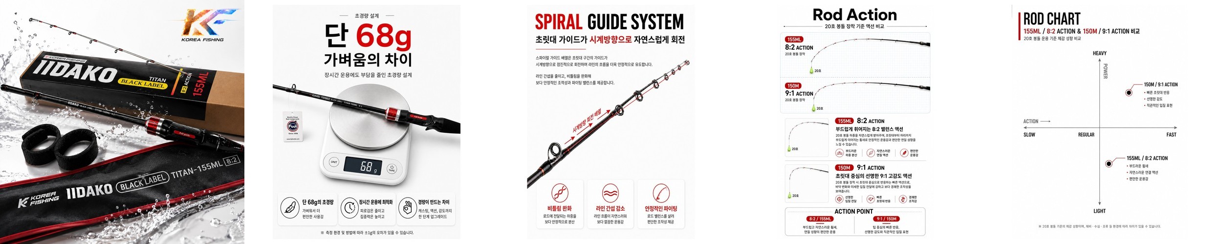 JS컴퍼니 26 리버티오션 광어다운샷 로드 외수질 낚시대 B61 농어 우럭 붉바리 3파워