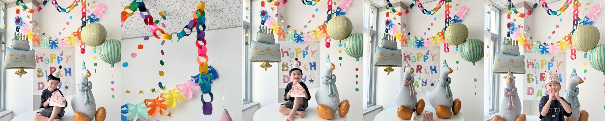 서커스풍선 어린이집 세돌생일상 두돌 아기헬륨풍선 아이 축하 생일파티 풍선 꾸미기 세트