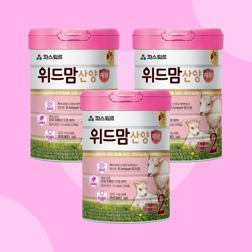 파스퇴르 위드맘 제왕 100일 (태어나서 – 100일까지) 750g, 6개