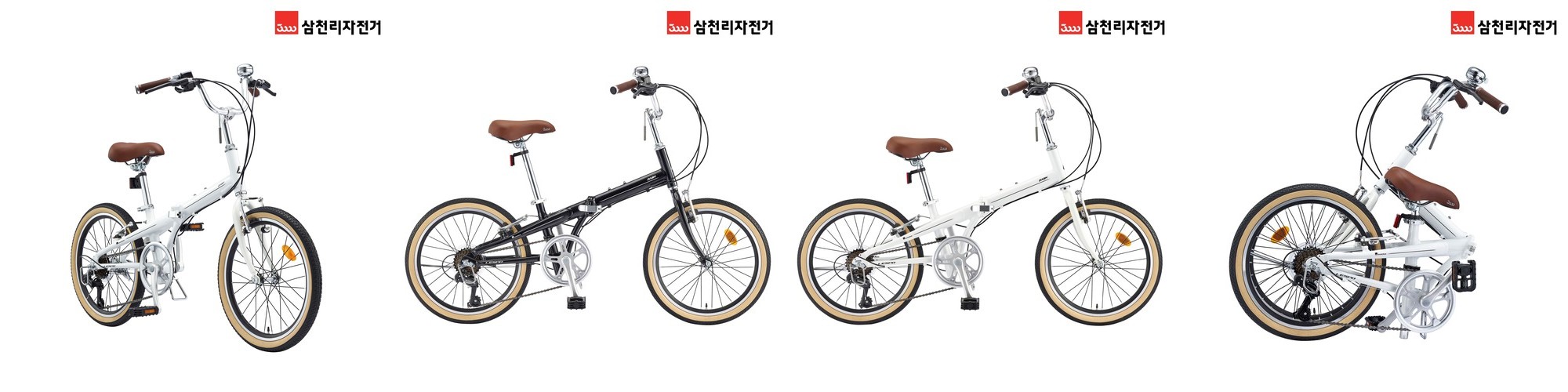 서울 용산 바이크스 시티 트라이폴드 자전거 입문형 접이식 미니벨로 올리브 블랙에디션, 40.6cm(16인치)