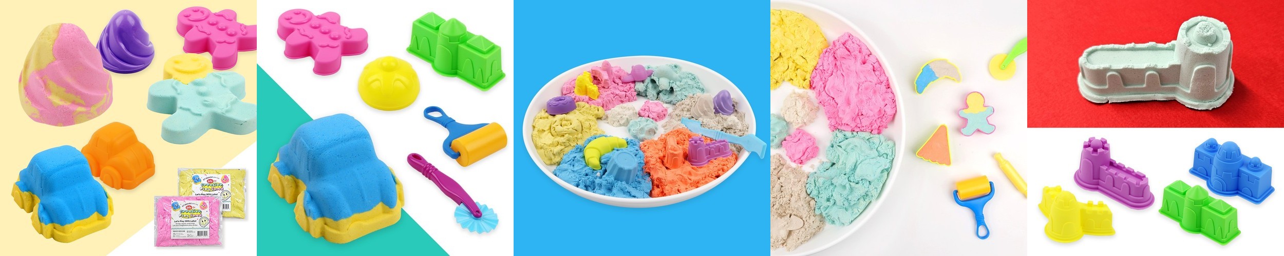 모래 놀이 뚜뚜 매직샌드 무독성 촉감 장난감 500g, 블루