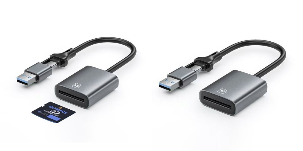피지테크 여행용 리더기 고속 메모리 카드 USB 3.1 블랙 / 카키